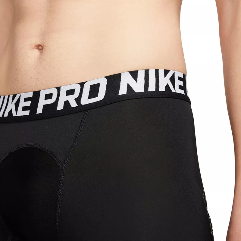 Мужские бейсбольные шорты-скользящие Nike, цвет Black/Wolf Grey/White — фото 4