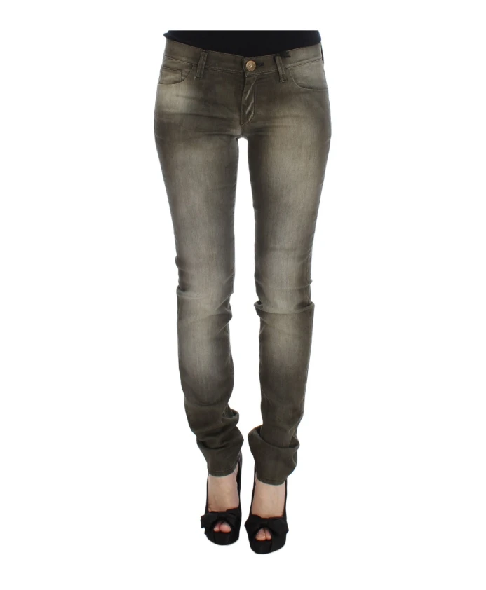 

Джинсы Sig30294 зауженного кроя Ermanno Scervino, серый