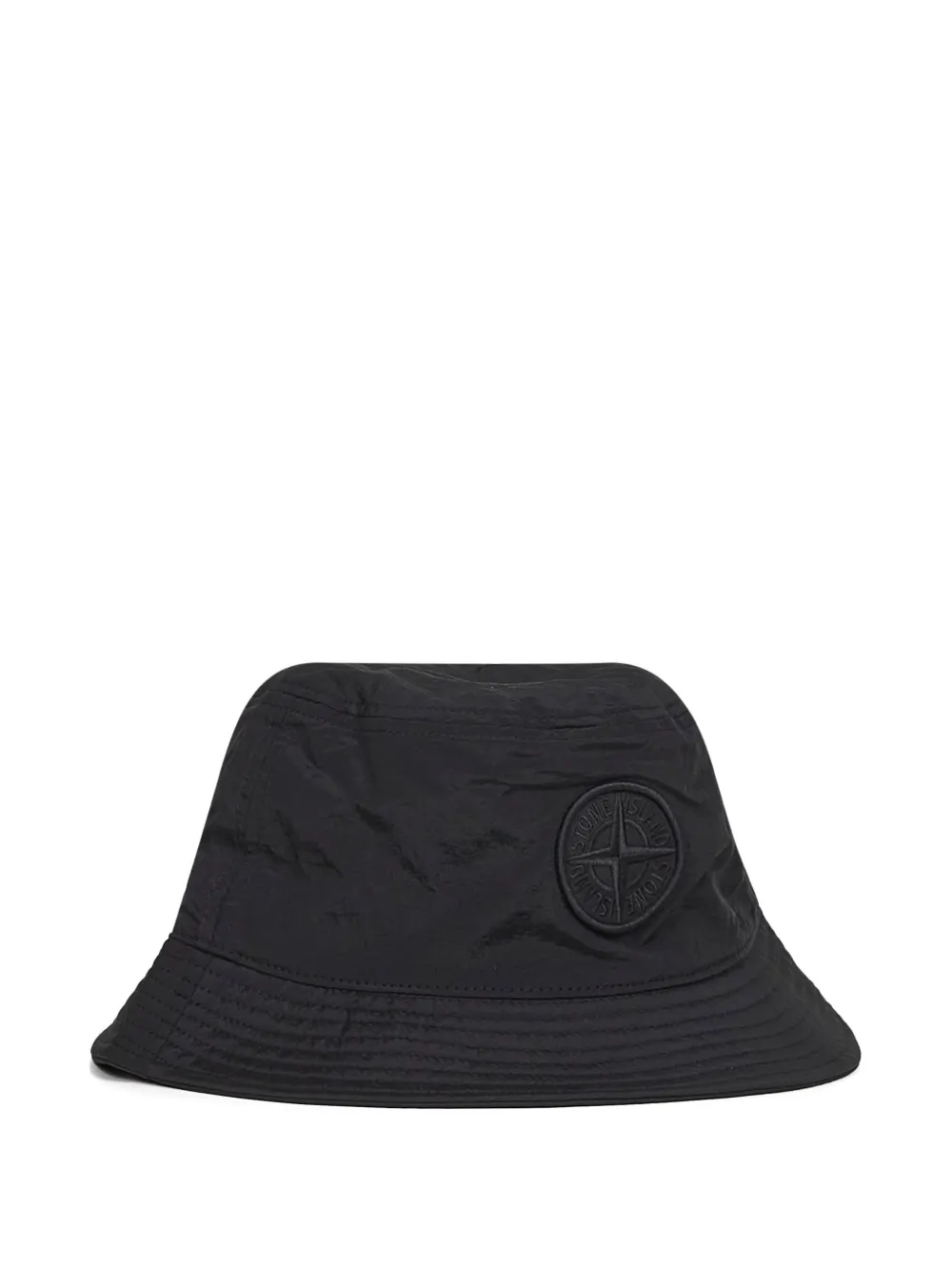 

Панама с вышитым логотипом Stone Island, черный
