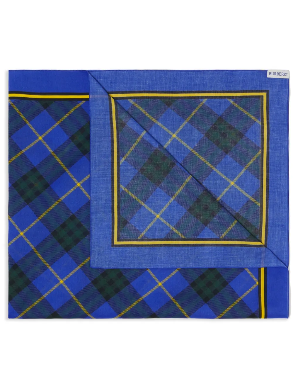 

Шарф в клетку BURBERRY, синий
