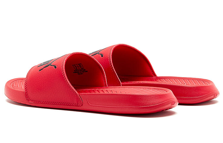 Шлепанцы мужские серии Popcat, красные/черные Puma — фото 4