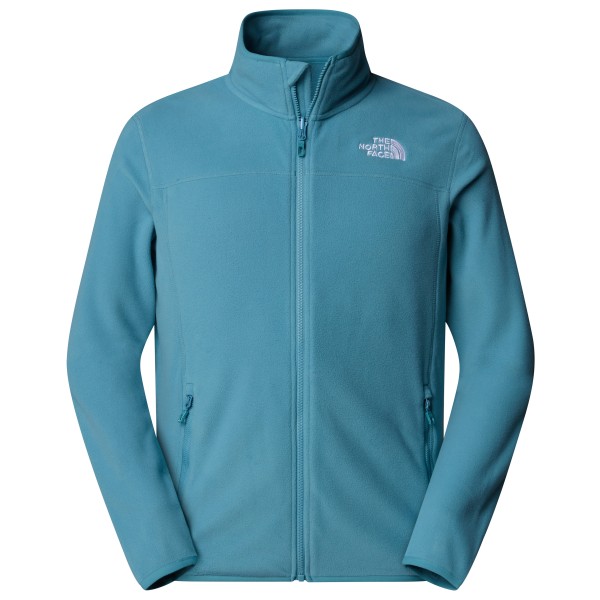 

100 Glacier флисовая куртка с застежкой-молнией The North Face, Algae Blue