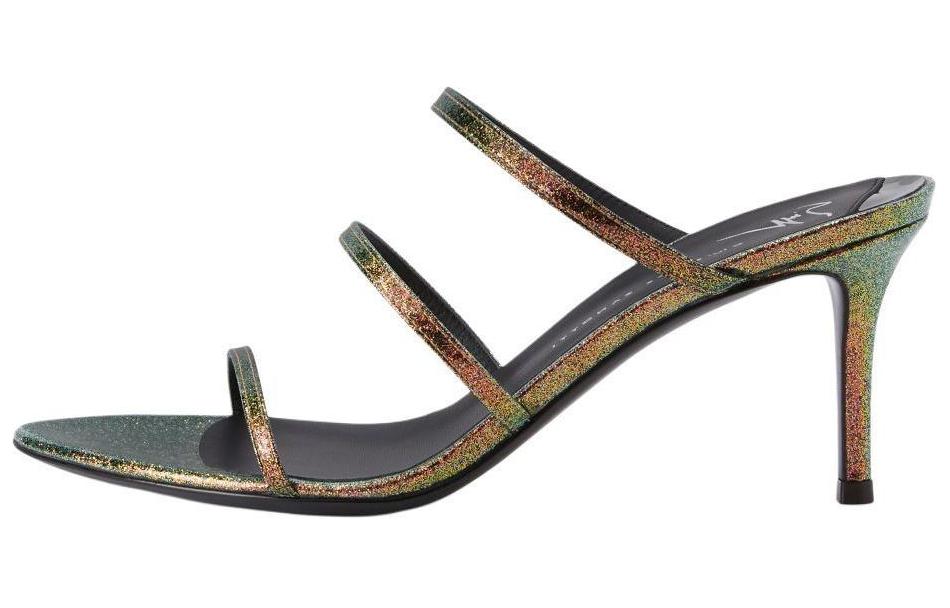 Женские кожаные сандалии Alimha 70 мм Giuseppe Zanotti, Multicolor