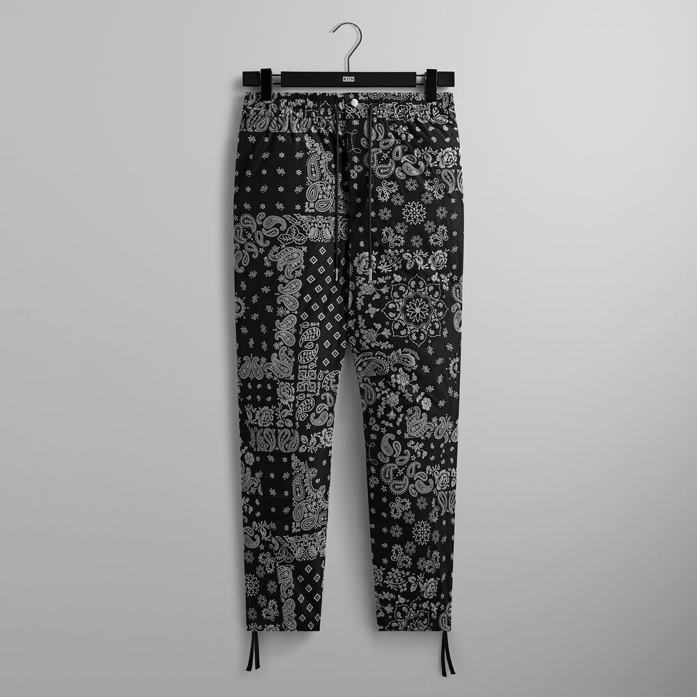

Брюки Kith Flocked Deconstructed Bandana Mercer 8 Pant, черный
