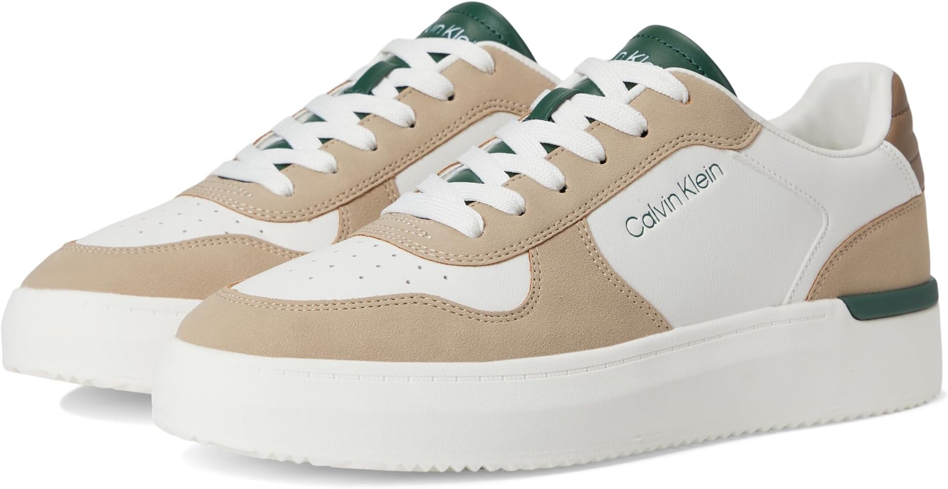 

Кроссовки Calvin Klein Brayton, цвет Light Natural/Green