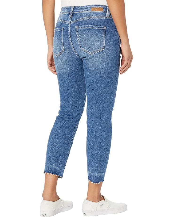 

Джинсы Jag Jeans Carter Girlfriend Crosshatch Denim Jeans, цвет Asbury Park