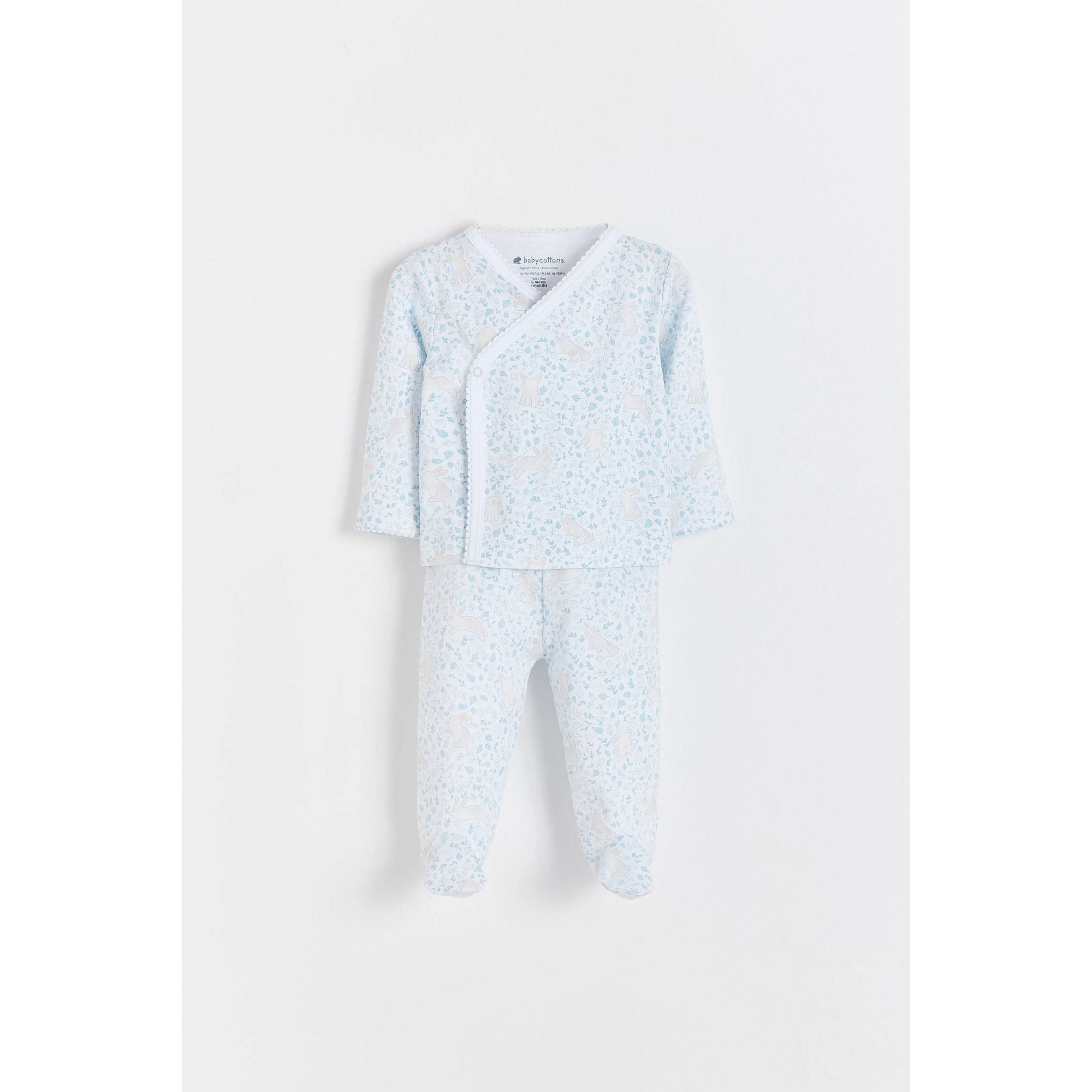 

Комплект из кимоно и брюк с рисунком арахиса Babycottons, full-print