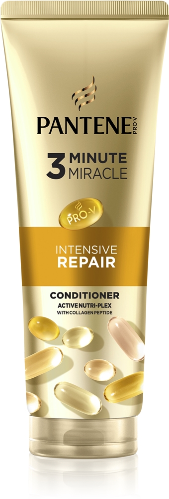 

3-Минутный чудо-кондиционер для интенсивного восстановления сухих и поврежденных волос Pantene, 220 мл