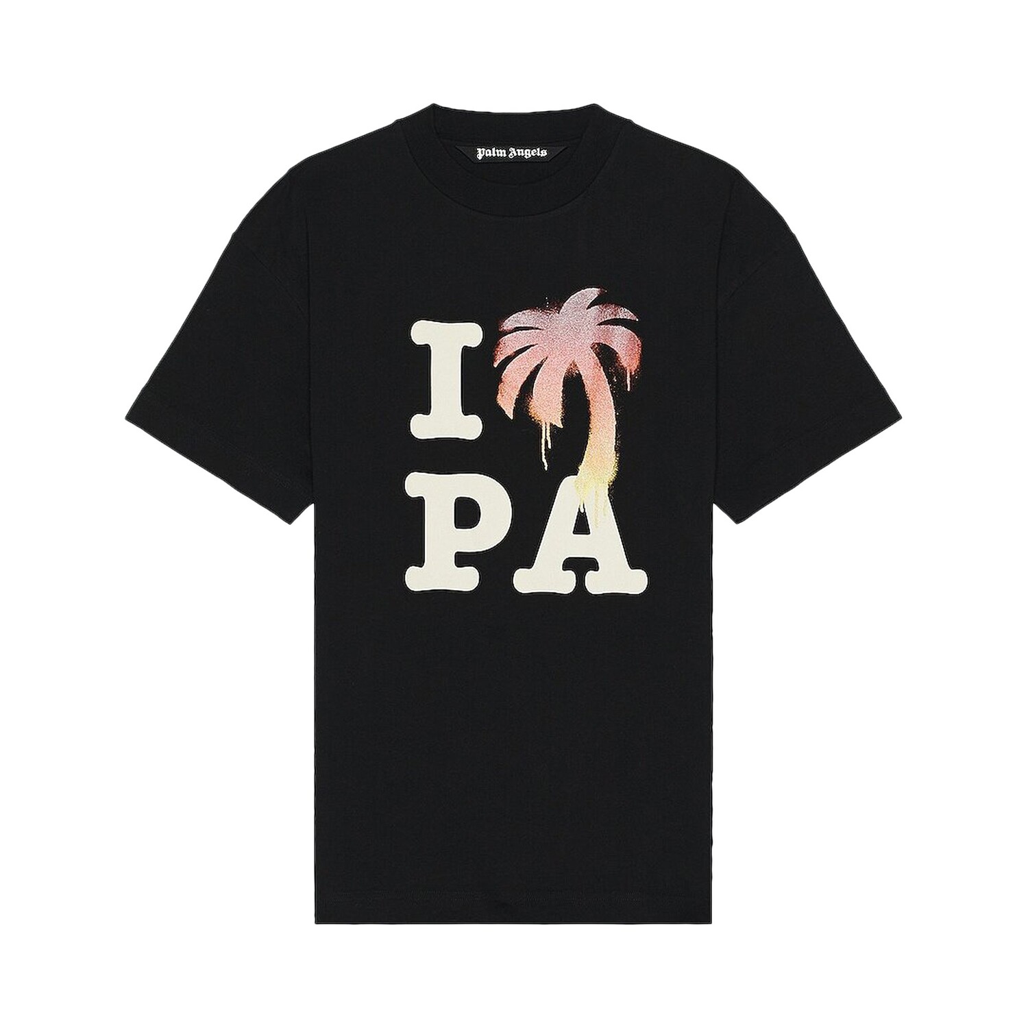 

Футболка Palm Angels I Love PA, цвет Черный/Красный