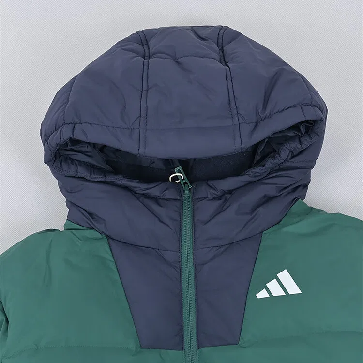 Детская пуховая куртка с капюшоном Adidas KC2813 — фото 4