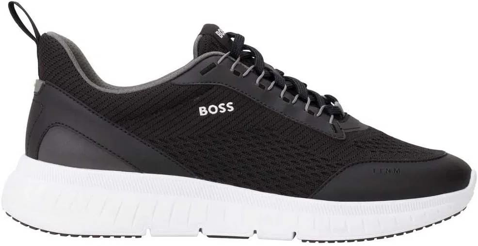 Мужские беговые кроссовки BOSS Light_Runn_KnelRunning, Black 1 — фото 2
