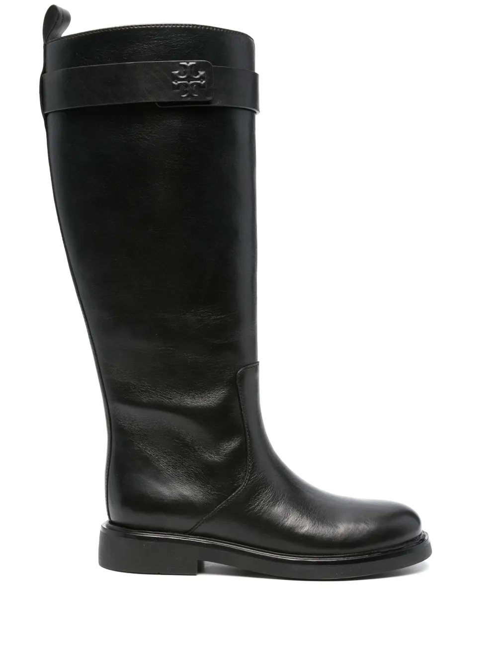 Сапоги Double T Tory Burch, черный