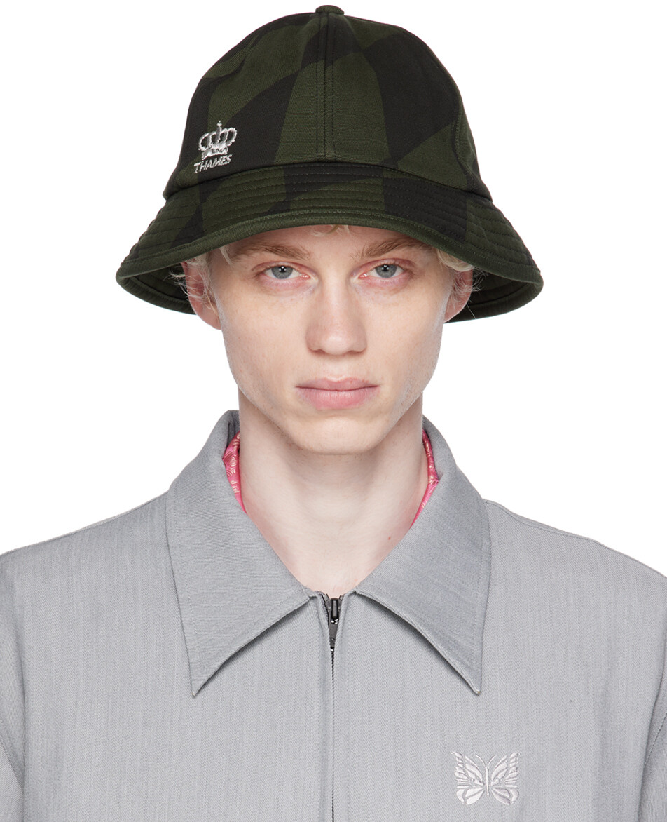 

Зелено-черная шляпа-ведро Jones Hunter Edition Thames MMXX.