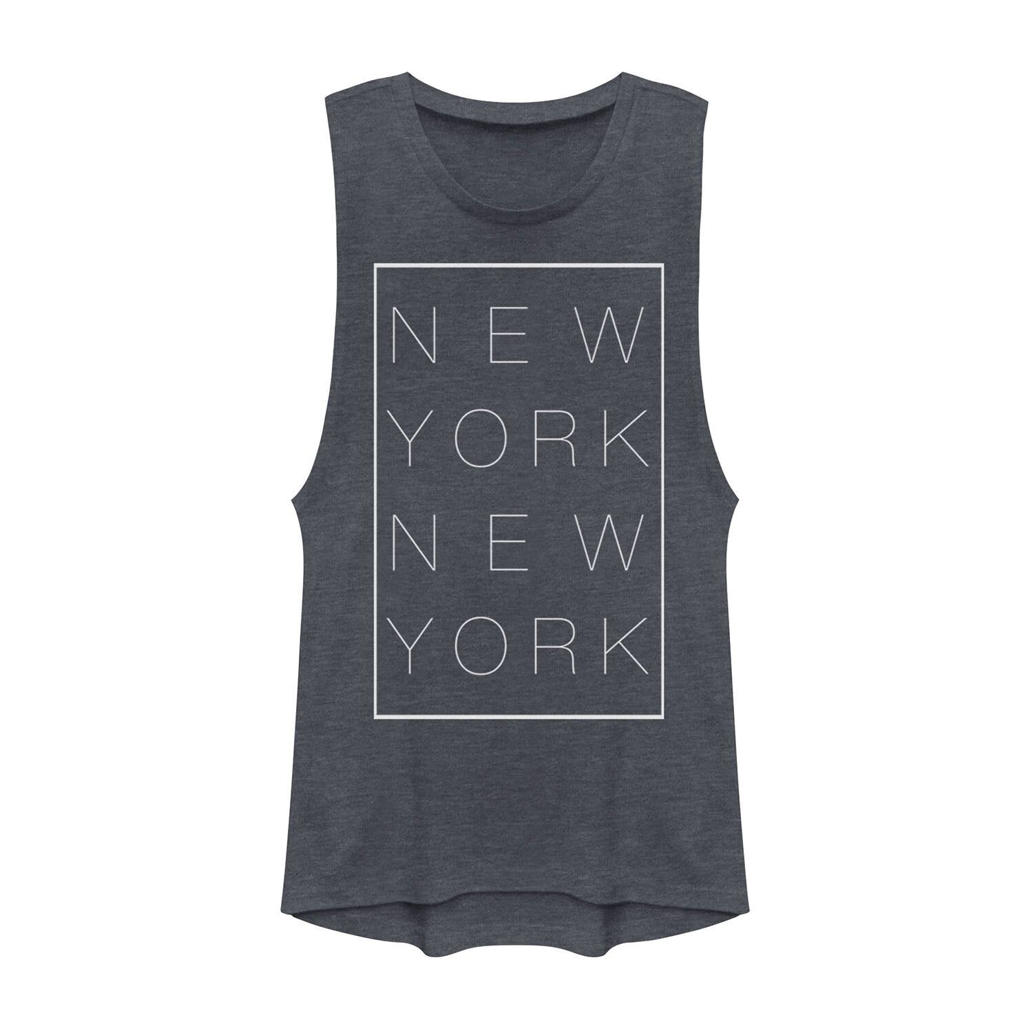 

Футболка с мускулистым рисунком New York New York Line Box для юниоров