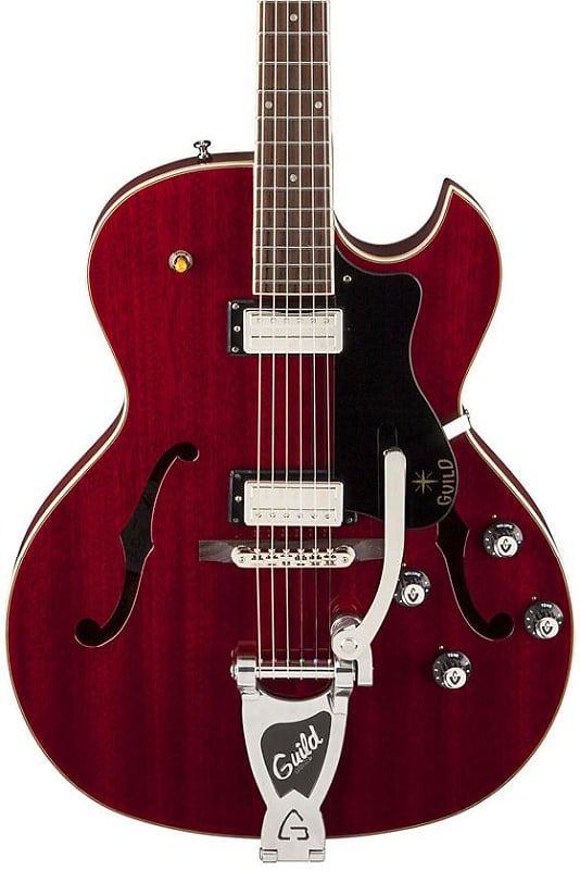 

Электрогитара Guild Starfire III Newark Florentine-Cut Hollowbody w/Tremolo - Cherry Red