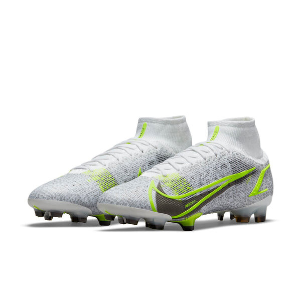 Кроссовки mercurial superfly 8 elite fg 'white volt' Nike, белый — фото 4