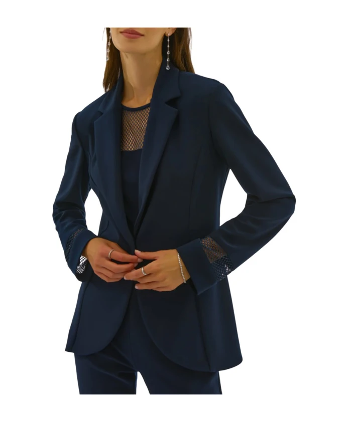 

Элегантный пиджак с одной пуговицей Joseph Ribkoff, синий