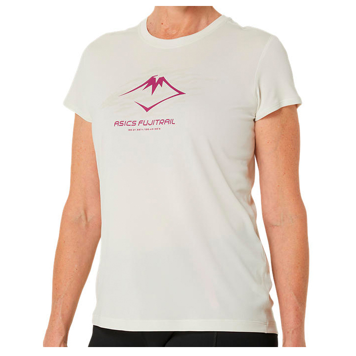 

Беговая рубашка Asics Women's Fujitrail Logo S/S Top, цвет Birch