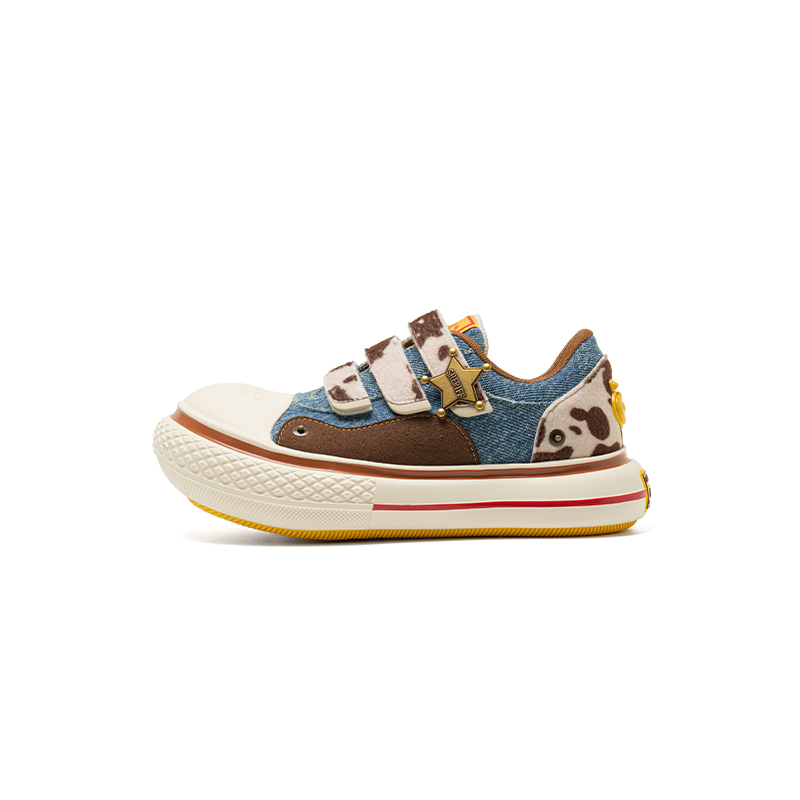 

OLD ORDER Disney x Антискользящие износостойкие низкие кеды Unisex Woody Blue в стиле конского волоса, цвет Woody Blue Horsehair