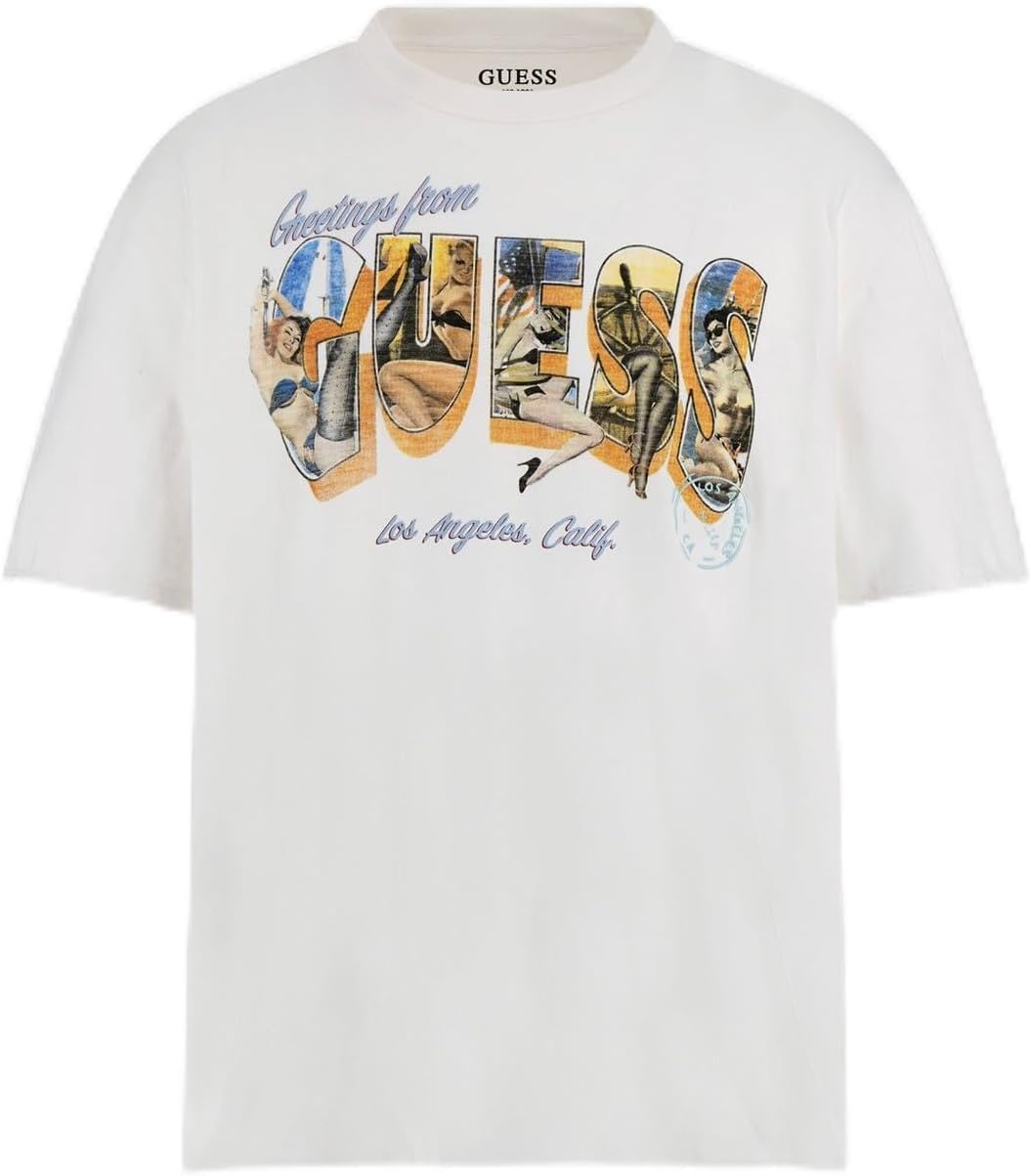 

Футболка Guess Men's SS BSC GUESS POSTCARD TEE в стиле стритвеар