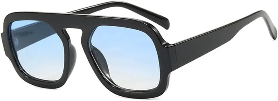 

Солнцезащитные очки винтажные для женщин, популярные, большого размера, для мужчин, для активного отдыха и повседневной носки, 2027 год MTZJH, Black Blue