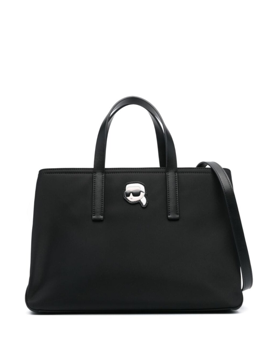 

Karl Lagerfeld сумка-тоут Ikonik с аппликацией, черный