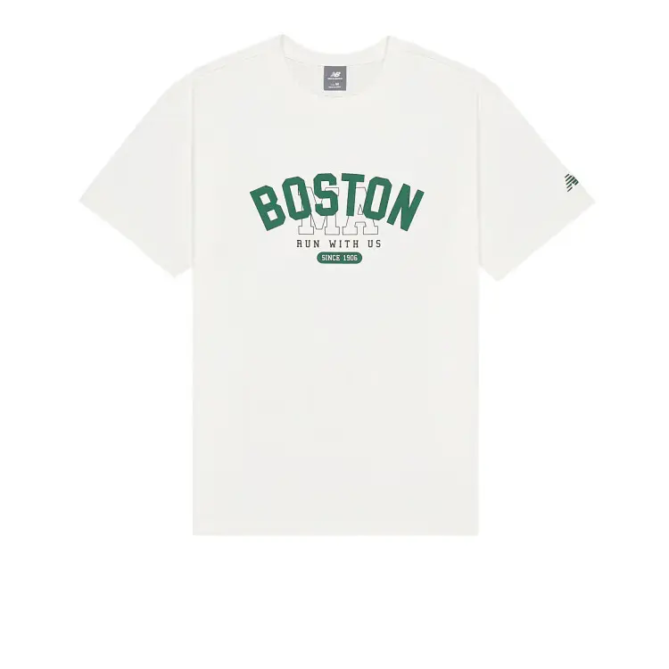 

New Balance Футболка SS25 мужская белая