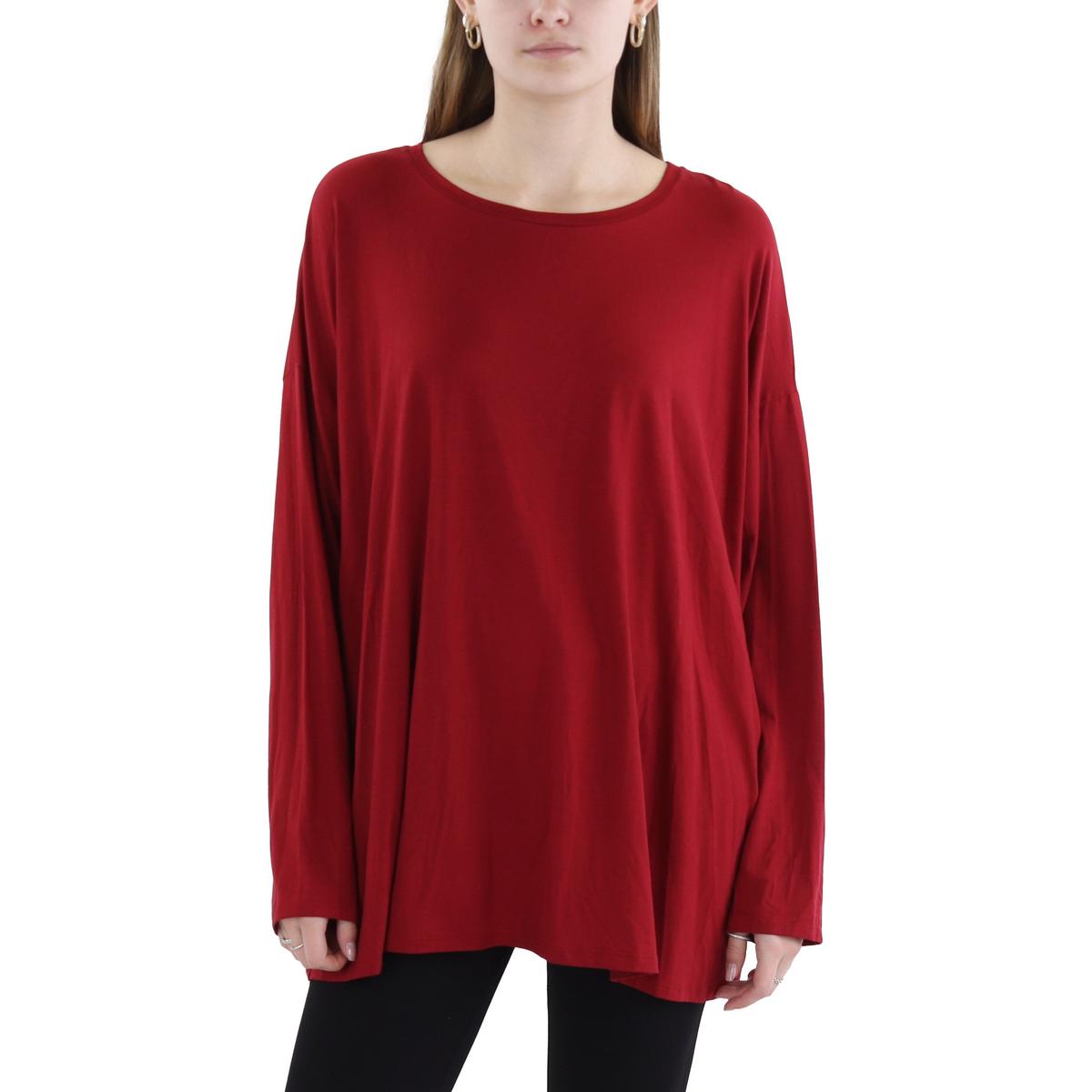 

Женская футболка Tencel с круглым вырезом Eileen Fisher, цвет tarch