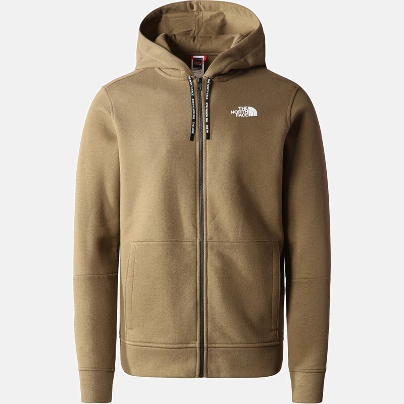 

Мужская толстовка из полиэстера с капюшоном The North Face, зеленый