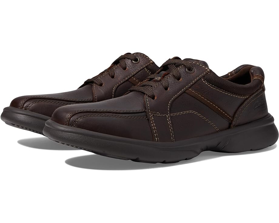 

Оксфорды Clarks Bradley Walk, цвет Brown Tumbled Leather