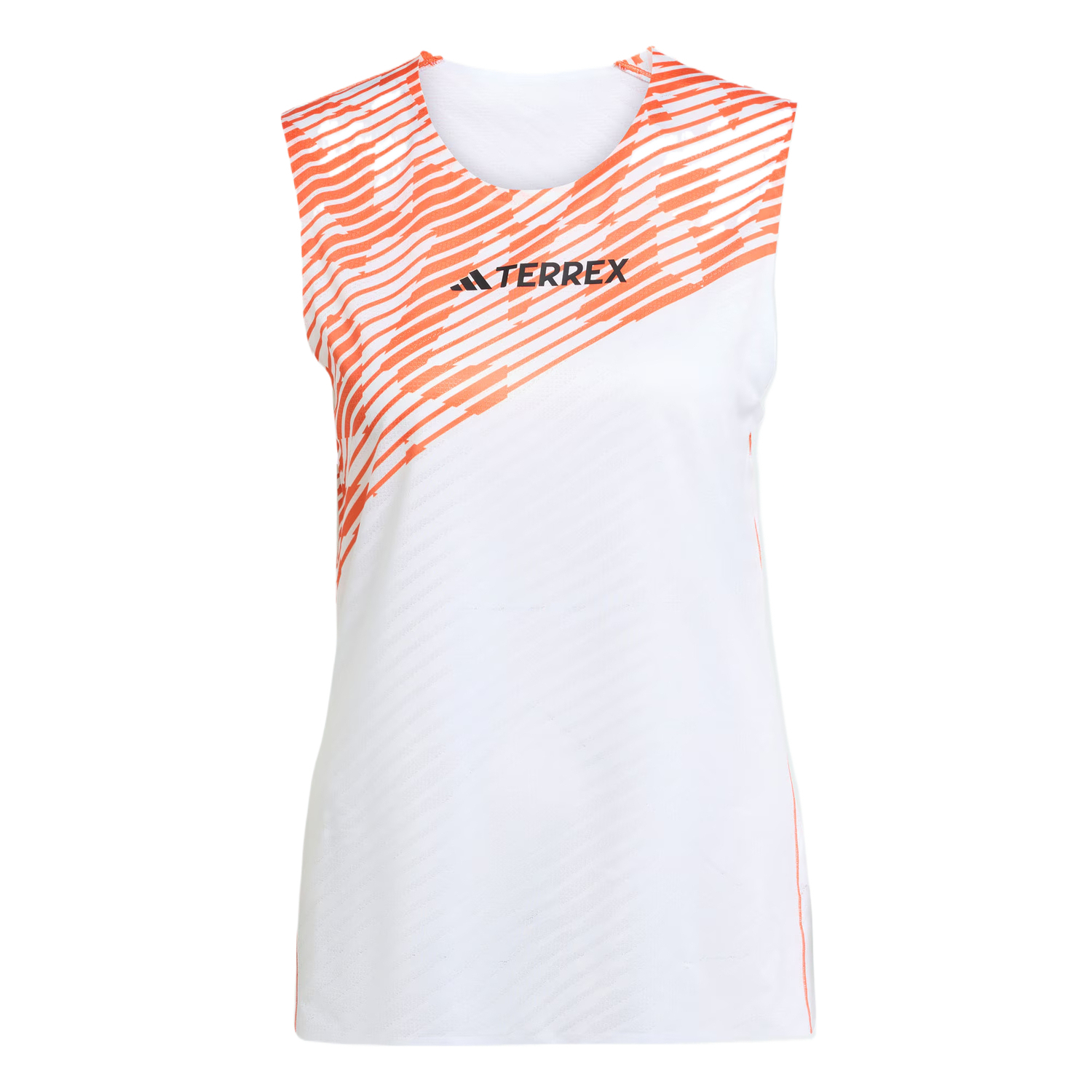 

Free Shipping With AdiClub Trk Pro Tank W Adidas, белый/оранжевый