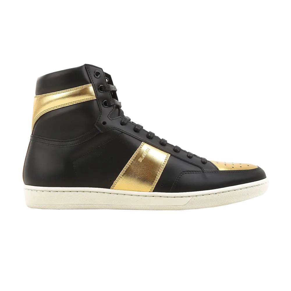

Высокие кроссовки Saint Laurent Signature Court Classic SL/10H High, черный
