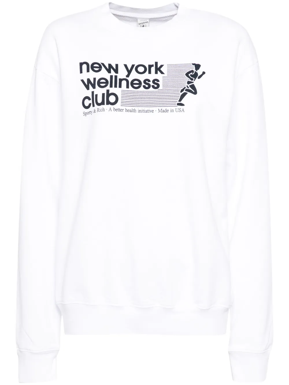

Свитер USA Wellness Club Sporty & Rich, белый