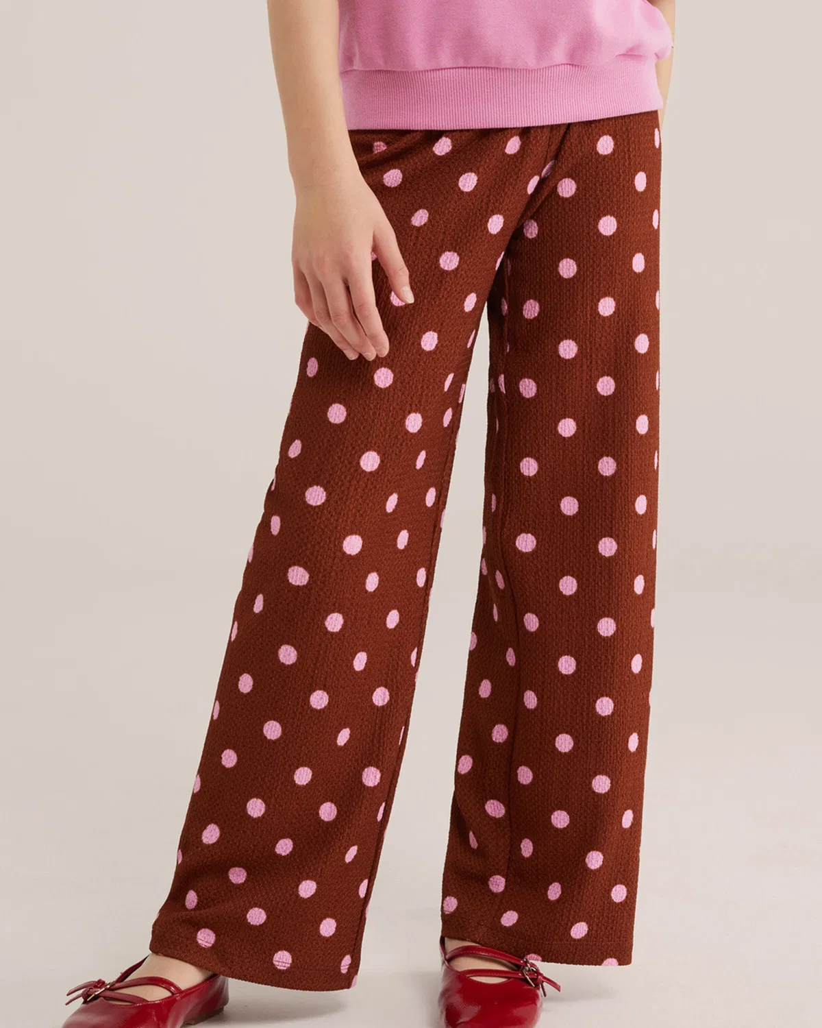 Брюки We Fashion Regular Pants, коричневый — фото 3