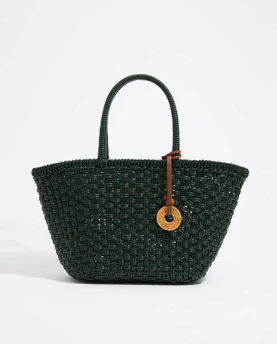 

Женская плетеная сумка через плечо с логотипом Bimba Y Lola, зеленый