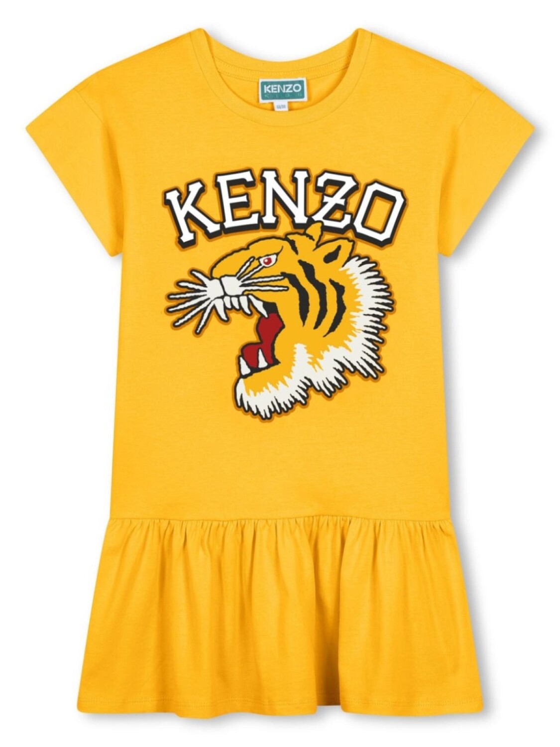 

Kenzo Kids платье с принтом Tiger, желтый
