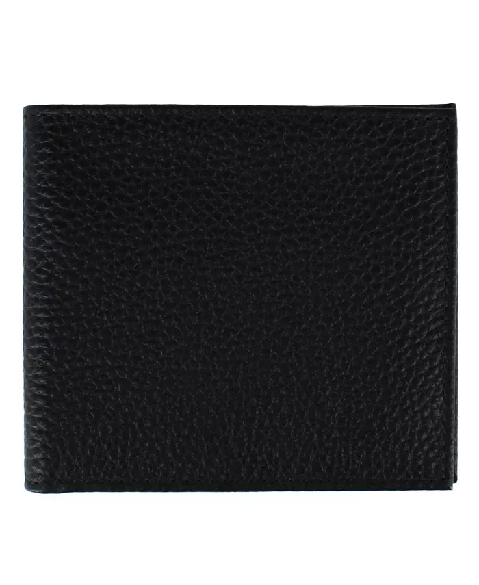 

Мужской классический кожаный кошелек Pierce Pebble Grain с двумя отделениями TRAFALGAR, черный