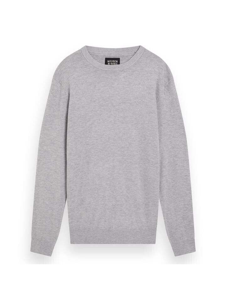 

Толстовка Scotch & Soda Strickpullover, светло-серый