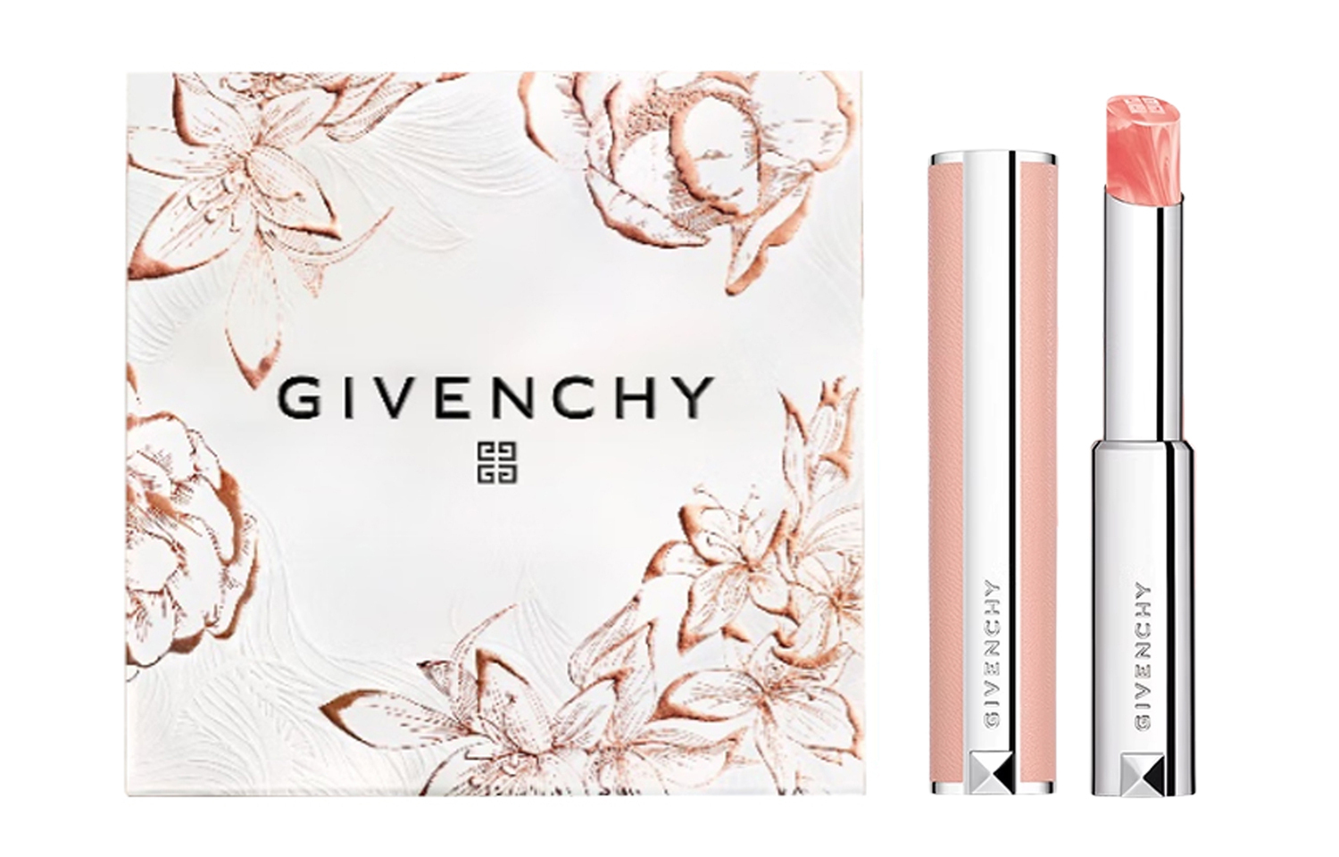 

Givenchy Маленькая розовая кожаная помада sweet and moist питательная для сияния кожи long lasting 2,8г