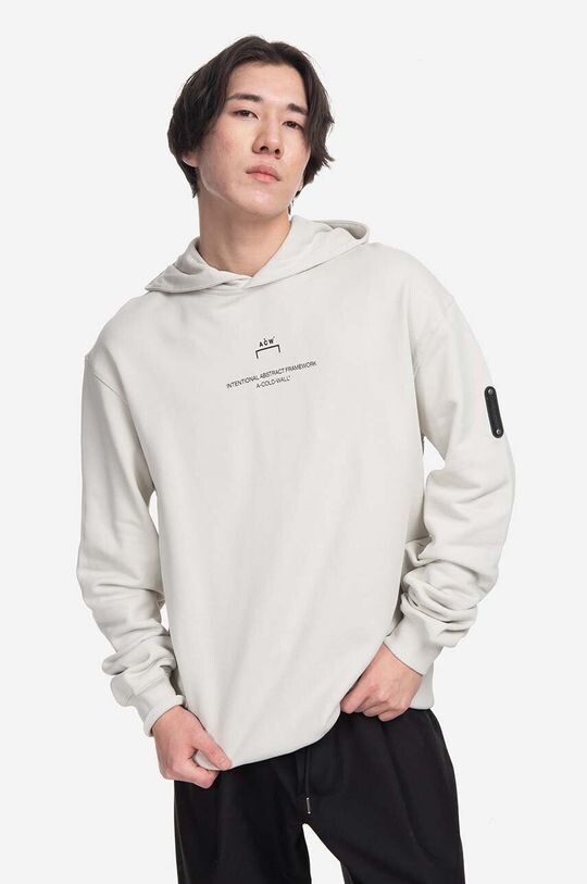 

Хлопковая толстовка Brutalist Hoodie A-Cold-Wall*, серый