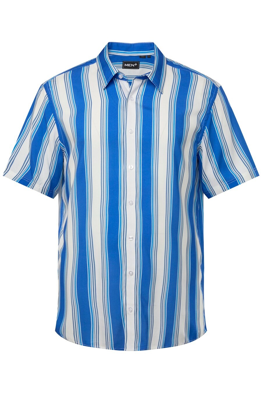 

Повседневная рубашка Men Plus Comfort fit Button Up Shirt, небесно-синий