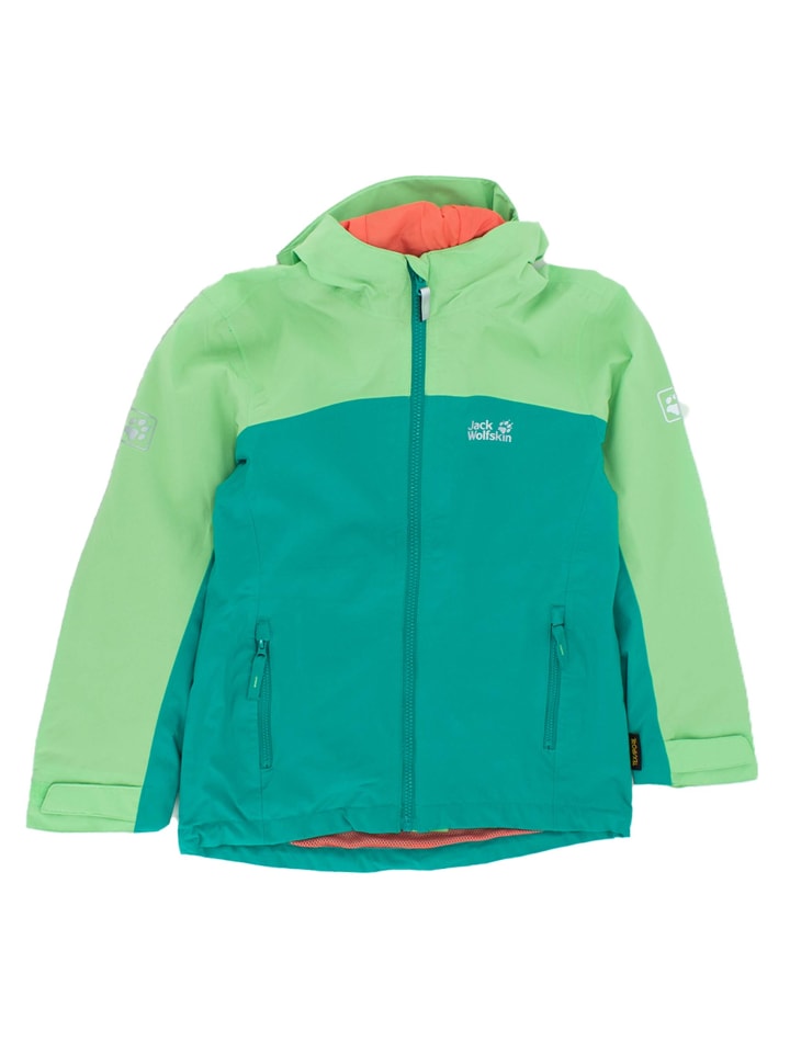 

Спортивная куртка Jack Wolfskin Saana Girls, зеленый