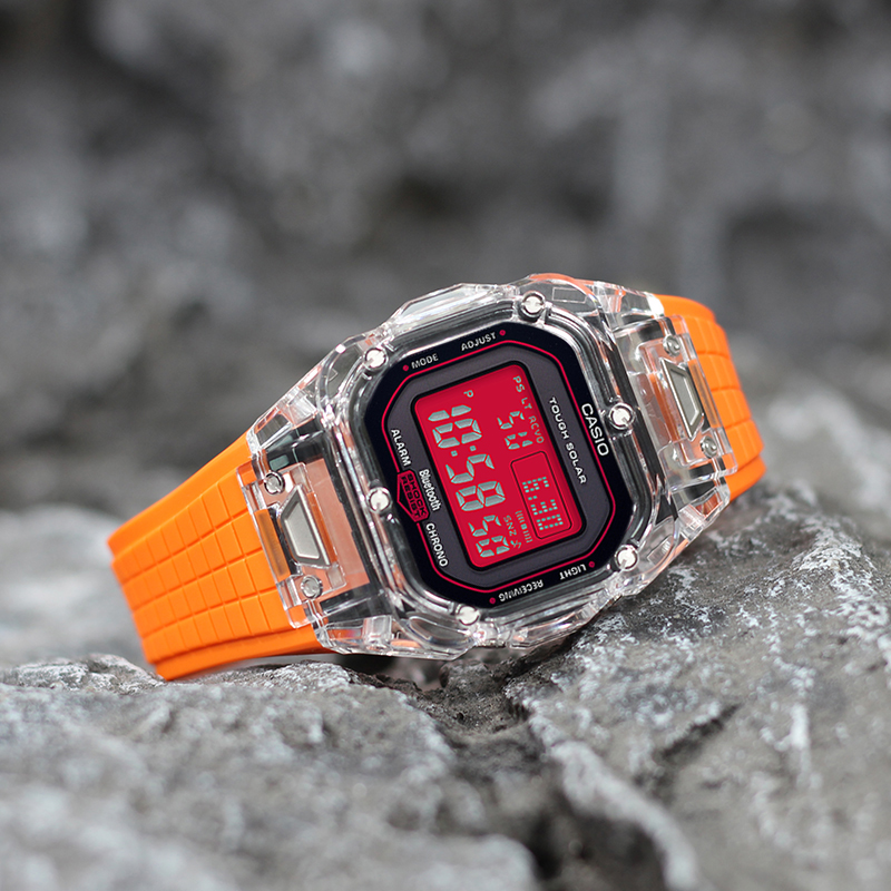 

CASIO Ремешок Retrofit Series Solar Movement Rubber Strap Watch Unisex красный циферблат, Прозрачный, CASIO Ремешок Retrofit Series Solar Movement Rubber Strap Watch Unisex красный циферблат
