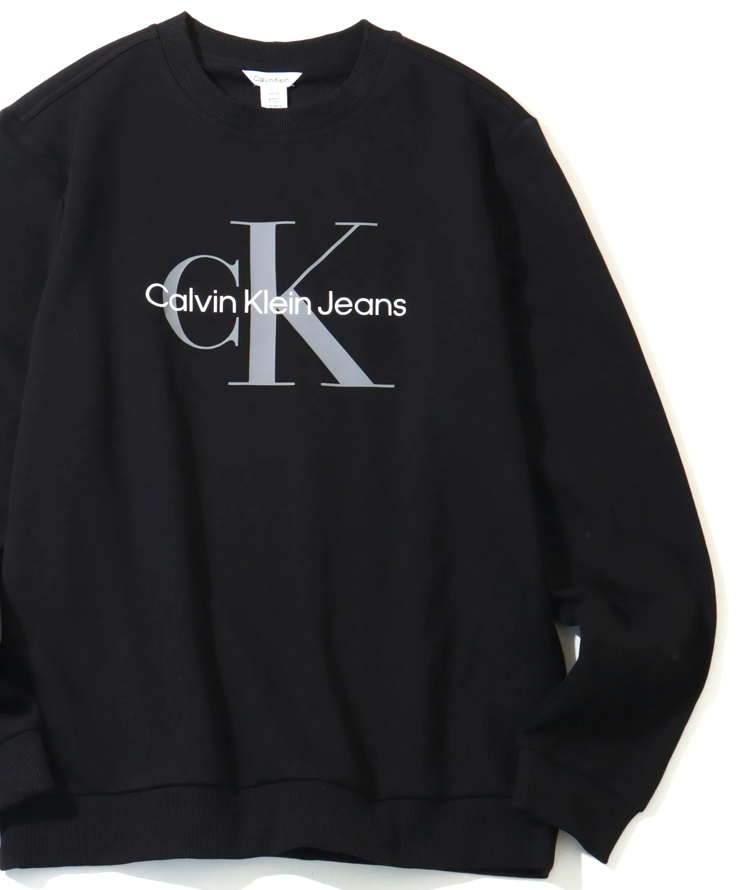 【Calvin Klein】 Толстовка с круглым вырезом и монограммой, украшенная логотипом Monogram / Толстовка с круглым вырезом — фото 2