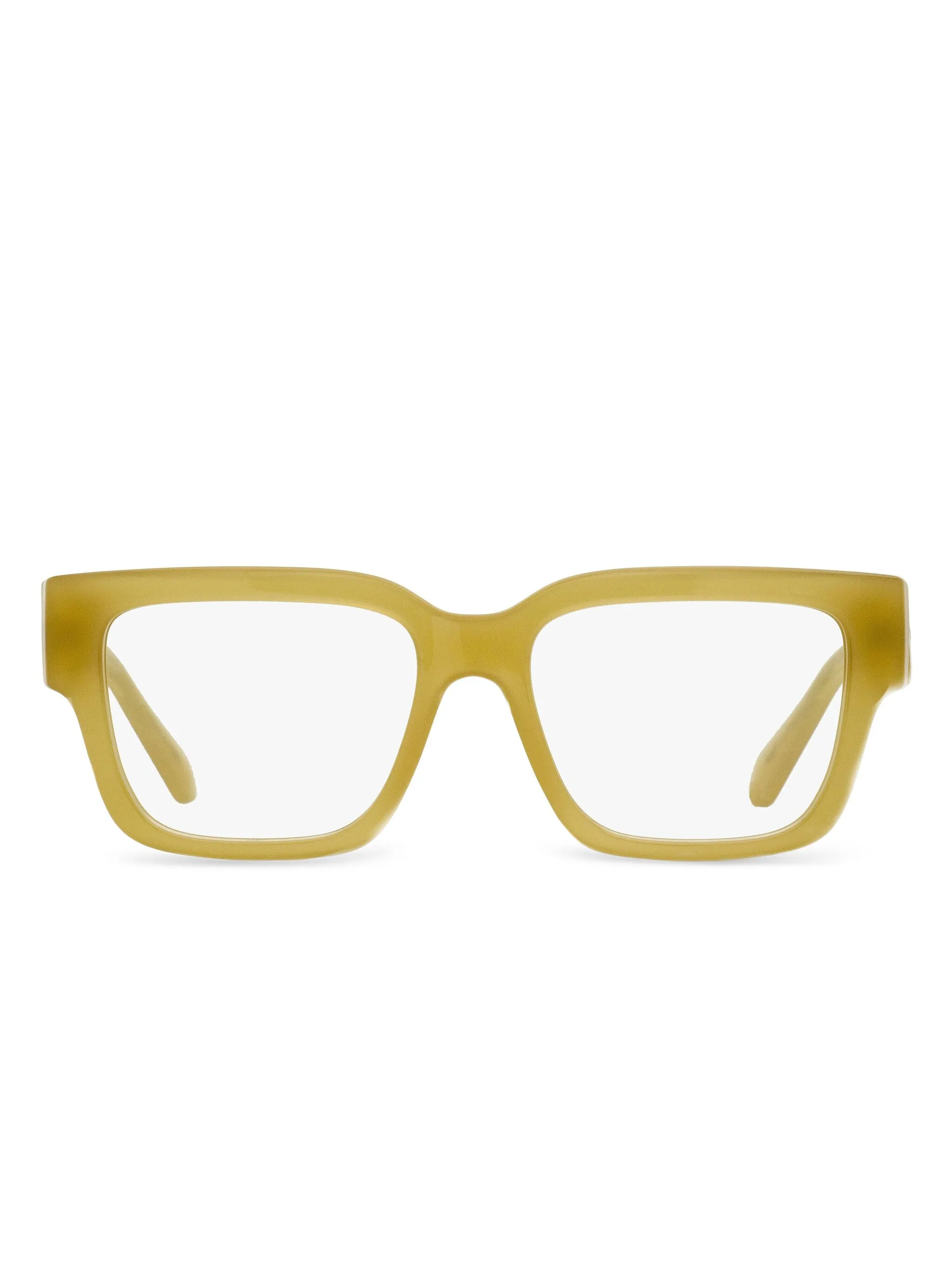 

Очки в прямоугольной оправе с логотипом Ferragamo Eyewear, желтый