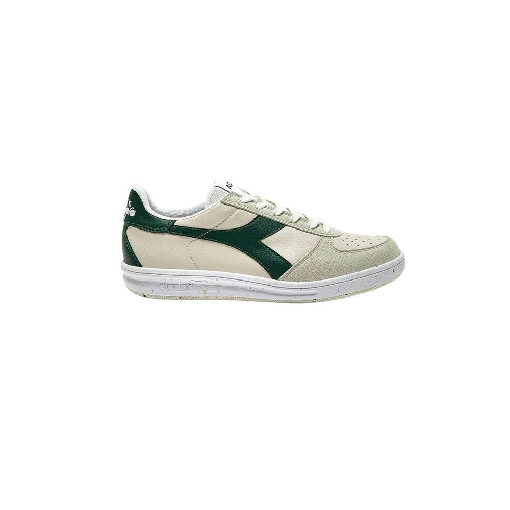 

Зеленые кожаные кроссовки Diadora
