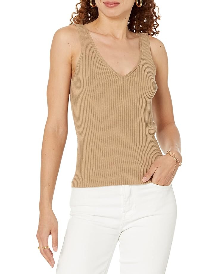 

Топ Michael Stars Paige Tank, цвет Safari