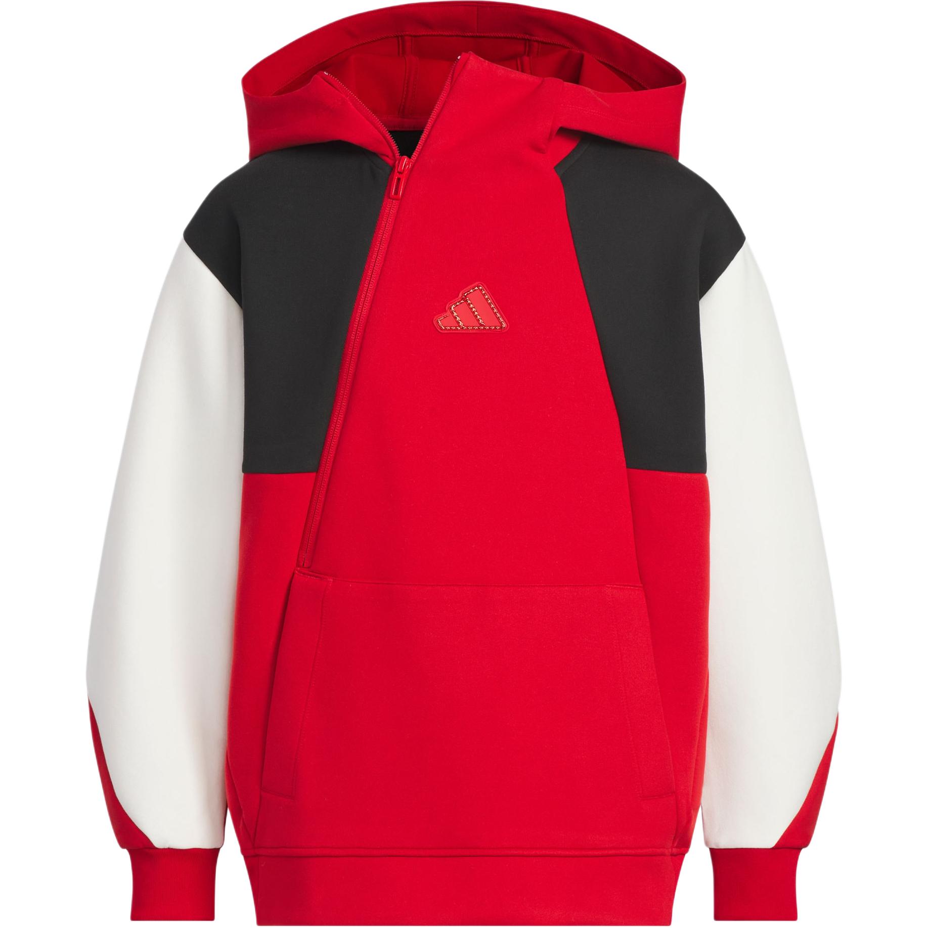 Детский свитшот Pre-school Adidas, красный/черный/белый — фото 3