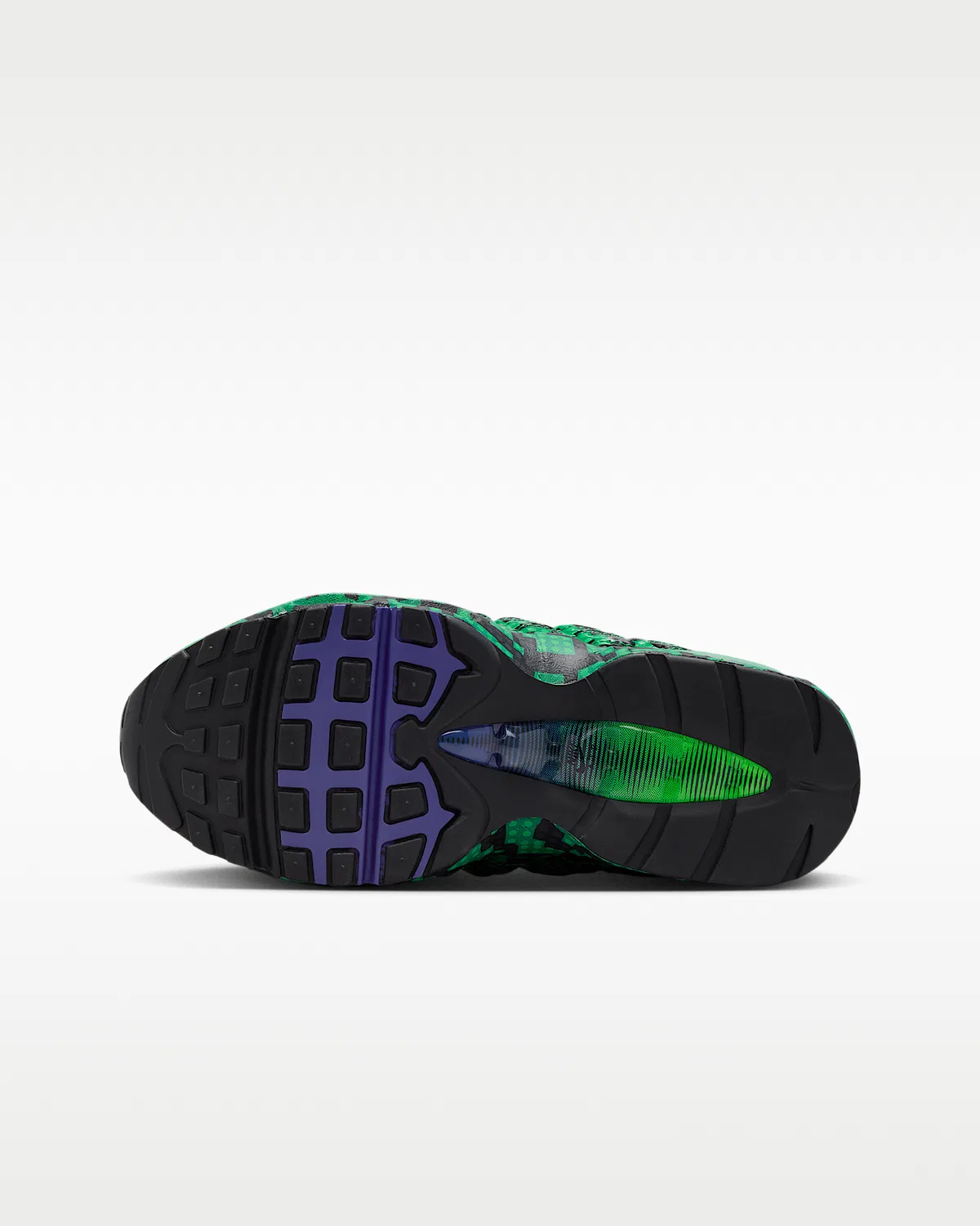 Детские кроссовки Nike Air Max 95 x LEGO® Collection, Lucky Green/Black/Green Strike/Metallic Silver — фото 2