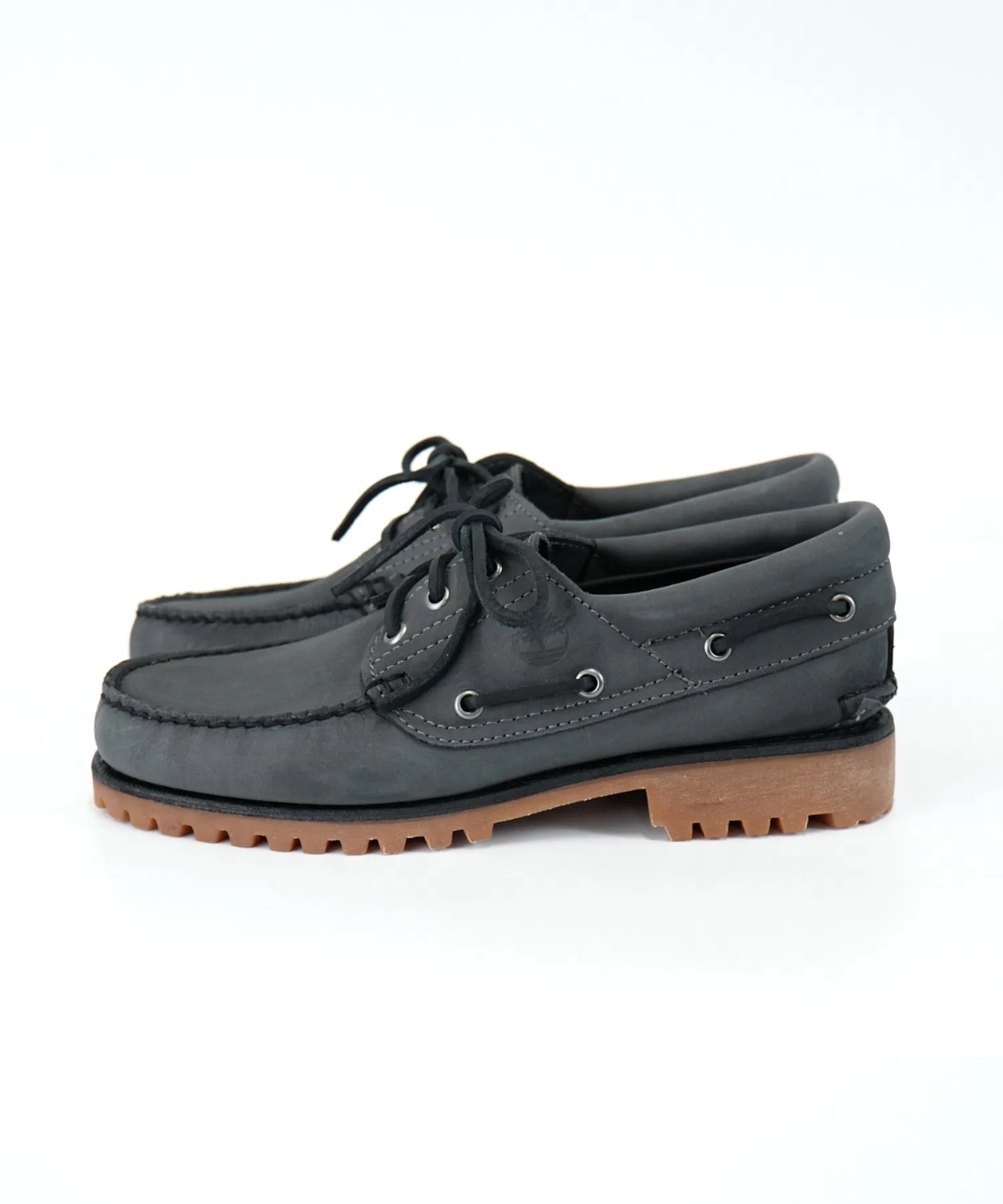 Унисекс мокасины Timberland Authentics 3 Eye Classic серые — фото 3